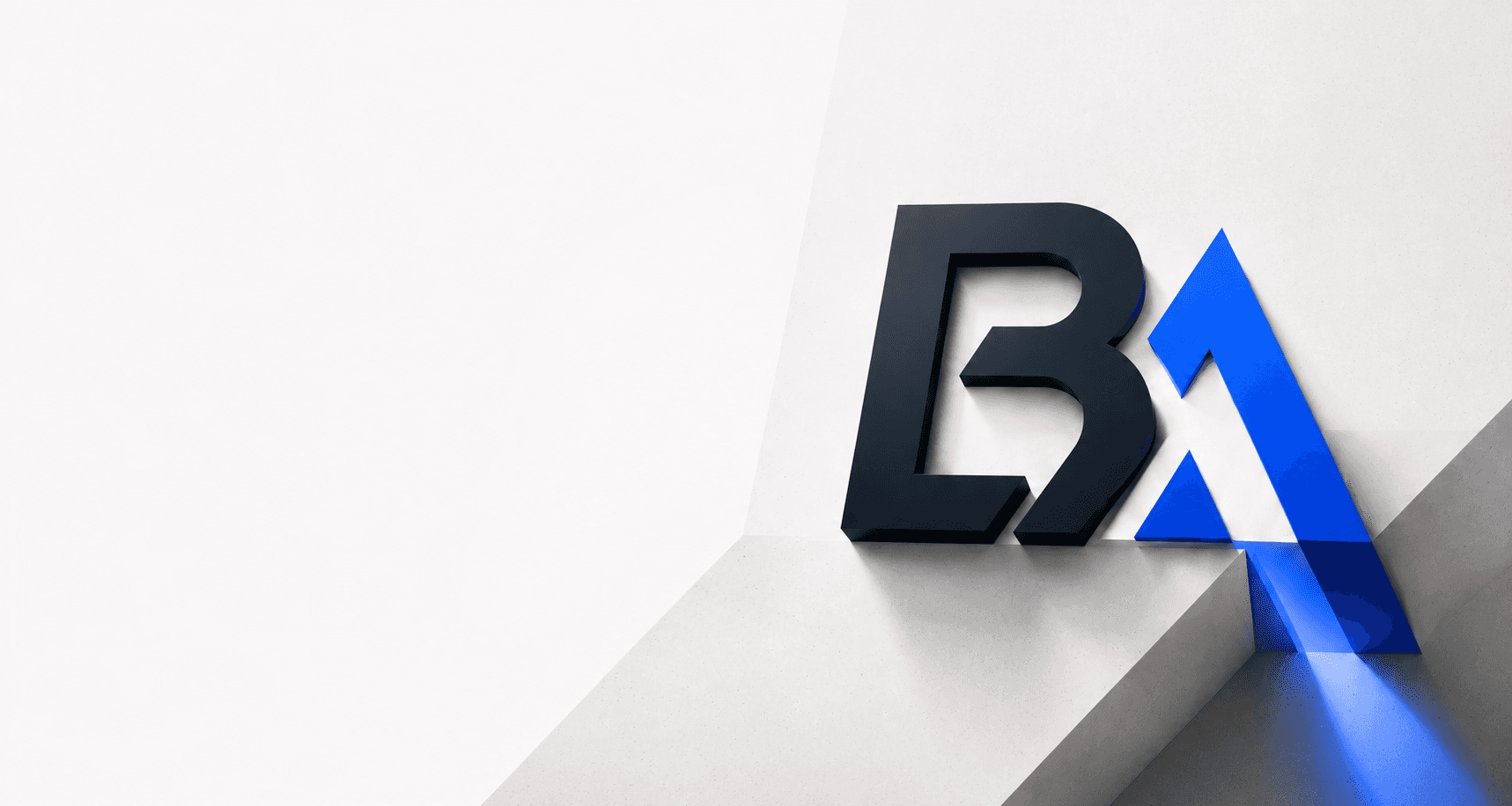 BA Forge architectural brand sculpture